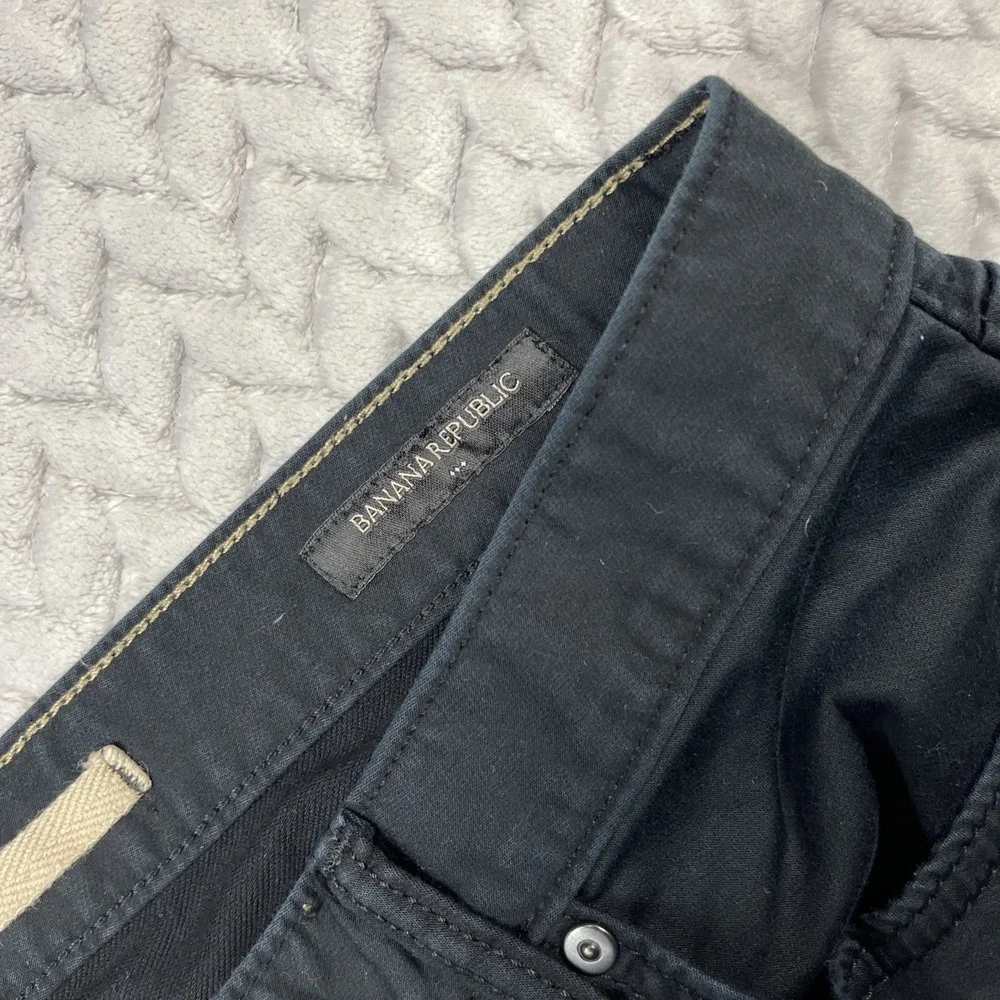 Banana Republic Traveler Slim Fit‎ Stretch Jeans Mens 32x32 Black Chino Casual